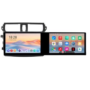 Navigáció Suzuki Celerio 2014-2021 Edotec 2 képernyő 8 magos 4+128 21.6 hüvelykes Incell android Wifi 5Ghz gps internet KIT-celerio