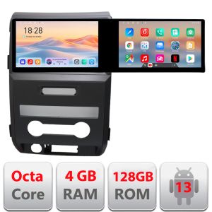 Navigáció Ford F150 2008-2014 Edotec 8 magos 4+128 10.5 hüvelykes Incell 1K android Wifi 5Ghz gps internet