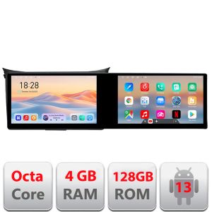 Navigáció Hyundai I30 2011-2016 Edotec 2 képernyő 8 magos 4+128 21.6 hüvelykes Incell android Wifi 5Ghz gps internet