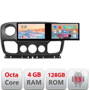 Navigatie Opel Movano, Renault Master 2010-2021  Edotec 2 ecrane  8 core 4+128 21.6 inch Incell android Wifi 5Ghz gps internet