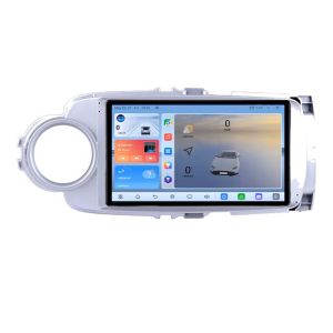 Navigáció Toyota Yaris 2010-2018 C-YARIS10 Android 8 Core 2.2 Ghz 8+128 Qled 1K ADAS 4G LTE GPS 360 KIT-YARIS10+EDT-E409V3