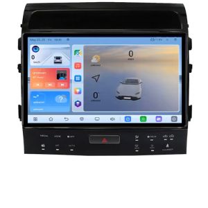 Toyota Landcruiser 200 V8 navigáció 2007-2015 navigációval és 360 fokos Android kijelzővel, Qled 2K Octa core 4+32 KIT-381-360+EDT-E409V3