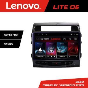 Navigáció Toyota Land Cruiser V8 L200 2009-2020 Lenovo QLED Octa core 6+128 DSP Wifi 5Ghz Android rádió gps internet készlet-381-type-b+LITE-10-6+128