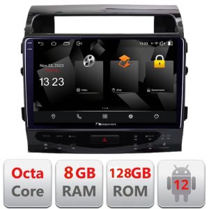 Navigáció Toyota Land Cruiser V8 L200 2009-2020 Nakamichi NAM5960PRO Octa core 8+128 carplay android autórádió gps internet