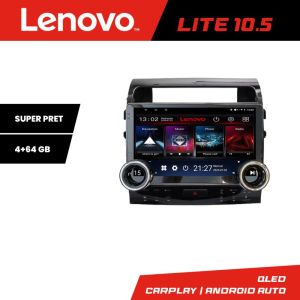 Navigáció Toyota Land Cruiser V8 L200 2009-2020 Lenovo Incell 1K 10.5 hüvelykes 8 magos 4+64 Carplay android autórádió internet kit-381-type-b+EDT-E211-RK+kit-10-9