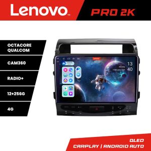 Navigáció Toyota Landcruiser J150 2010-2018 Lenovo 8 magos QLED 2K 12+256 360 Android Waze USB Internet Navigáció Youtube Rádió