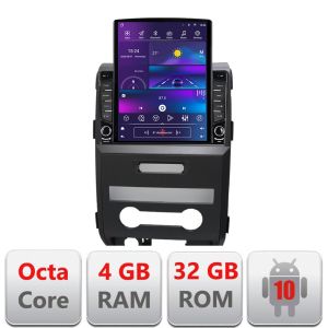 Navigáció Ford F150 2008-2014 Octa Core TESLA típusú képernyő 9.7" Android Rádió Bluetooth Internet GPS WIFI 4+32GB DSP 4G