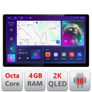 Navigáció Toyota Urbancruiser 2009-2014 Négymagos Edonav képernyő 13" 2K 4+32 Android Waze USB navigáció 4G 360 Toslink Youtube Rádió