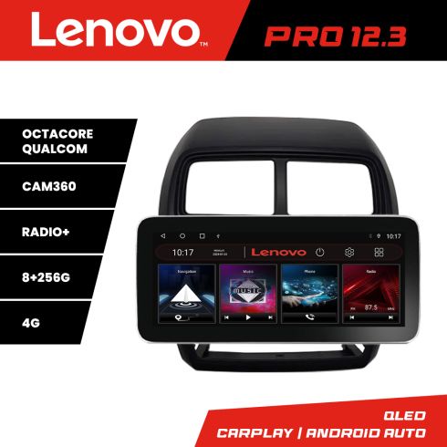 Navigáció Mitsubishi ASX 2017-2021 facelift modell Lenovo PRO 8+256 12.3 hüvelykes qled android 4G DSP gps internet Kit-026-facelift