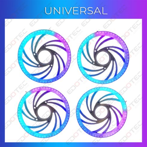 Hangulatvilágítás hangszórógyűrűk 6,5 hüvelykes 16,5 cm-es univerzális AMB-UNIV-SPEAKER-6.5