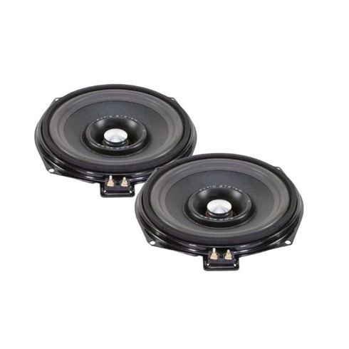 2 passzív mélynyomóból álló szett BMW E, F és G modellekhez, audiorendszer, 150 W RMS, 210 W MAX, 8"-os hangszóró.