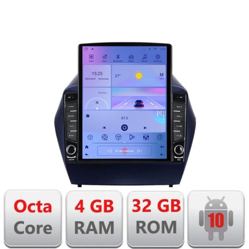 Navigatie Hyundai IX35 G-361 ecran tip TESLA 9.7" cu Android Radio Bluetooth Internet GPS WIFI 4+32GB DSP 4G Octa Core