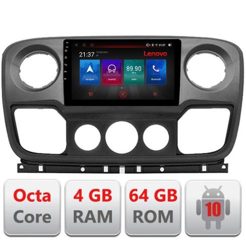 Navigatie Opel Movano, Renault Master 2010-2021 Android radio gps internet Octa Core 4+64GB LTE Kit-movano+EDT- v2 RESIGILAT