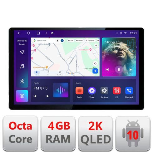 Dedikált navigáció Hyundai Tucson 2019 négymagos N-1135 Edonav képernyő 13" 2K 4+32 Android Waze USB navigáció 4G 360 Toslink You