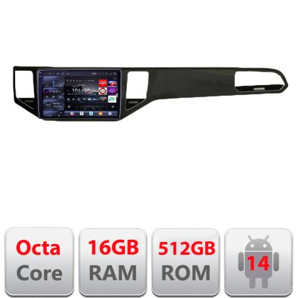 Navigatie VW Golf Sportsvan 2016-2021 Edotec Kit-sportsvan 8 core QLED 2K 16+512GB 360 Android Waze USB Navigatie Internet Youtube Radio