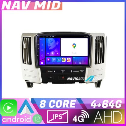 Navigatie Lexus RX300 2003 2008 EDOTEC-LITE Android Ecran 720P Octa Core 4 64 Carplay