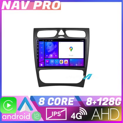 Navigatie Mercedes CLK facelift EDOTEC-LITE Android radio gps internet Octa core 8 128 Carplay