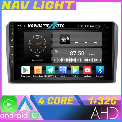 Dedikált navigáció Audi A3 8P Android 1+32