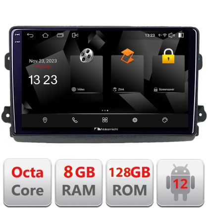 Navigatie Fiat Ducato 2021- Nakamichi NAM5960PRO Octa core 8+128 carplay android auto radio gps internet 