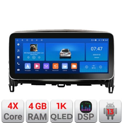 Navigatie Mitsubishi Eclipse Cross 2017- Edotec 4+64 12.3 inch Incell 1K android Wifi 5Ghz gps internet  Kit-cross-eu