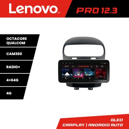 Navigatie Fiat Freemont Dodge Journey 2012-2019 Lenovo PRO 4+64 12.3 inch qled android 4G DSP gps internet 32