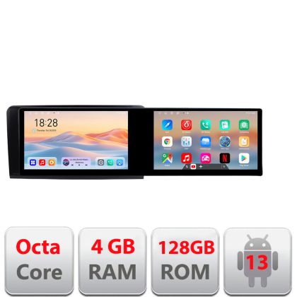 Navigatie Mercedes ML GL Kit-213 Edotec 2 ecrane  8 core 4+128 21.6 inch Incell android Wifi 5Ghz gps internet