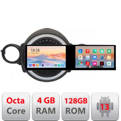 Navigatie Mini 2007-2011 Edotec 8 core 4+128 10.5 inch Incell 1K android Wifi 5Ghz gps internet