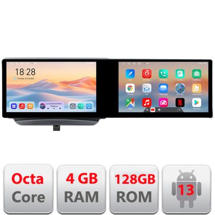 Navigatie Ford Turneo Courier Transit Courier 2014-2021 Edotec Incell 1K 10.5 inch  8 core 4+128 carplay android auto radio internet kit-turneo+EDT-E211-RK