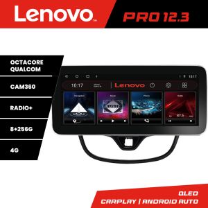 Navigatie Opel Karl 2017- K-karl Lenovo PRO 8+256 12.3 inch qled android 4G DSP gps internet  8Core