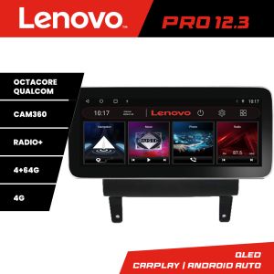 Navigatie Opel Meriva 2010-2017 Lenovo PRO 4+64 12.3 inch qled android 4G DSP gps internet  KIT-meriva