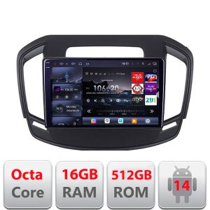 Navigatie Opel Insignia 2014-2017 Edotec Kit-338 8 core QLED 2K 16+512GB 360 Android Waze USB Navigatie Internet Youtube Radio