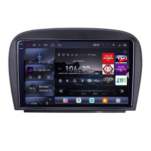 Navigatie Mercedes SL W230 2004-2011 Edotec Kit-W230 8 core QLED 2K 16+512GB 360 Android Waze USB Navigatie Internet Youtube Radio