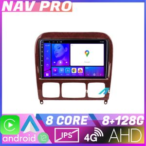 Navigatie Mercedes Clasa S 1998 2005 KIT 220 EDOTEC-LITE Android Ecran 720P Octa Core 8 128 Carplay