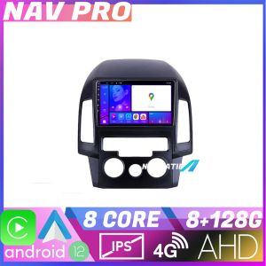 Navigatie Hyundai I30 2009 2012 clima manuala KIT I30AC EDOTEC-LITE Android Ecran 720P Octa Core 8 128 Carplay