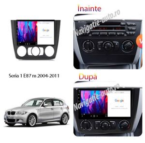 Dedikált navigáció BMW 1-es sorozat E87 2004-2011 manuális klíma Android 1+32
