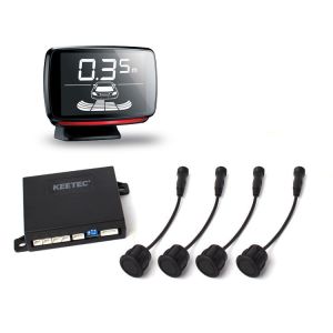 Senzori de parcare, BS 410 LED, LCD, Keetec, culoare neagră