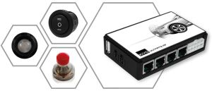 Laser Blocker cu 4 cadru de înmatriculare a plăcii de înmatriculare Senzor încadrat încadrat pentru protecție laser față sau spate KY-D4U2AP-V5-CON-V24