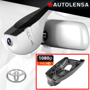 Unitate fără ramă Cameră DVR Toyota RAV4 Premium 2019-22, cameră față 1080p Autolensa, Model 24/7 Negru FTQC06 