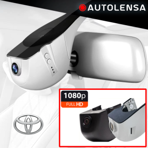 Unitate fără ramă Cameră DVR Toyota Landcruiser LC300 2022-24, cameră față 1080p Autolensa, Model 24/7 Negru FTQC13 