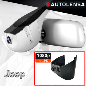 Unitate fără ramă Cameră DVR Jeep Grand Cherokee 2015-17, cameră față 1080p Autolensa, Model 24/7 Negru JEEP04 