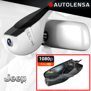 Unitate fără ramă Cameră DVR Jeep Compass 2021-24, cameră față 1080p Autolensa, Model 24/7 Negru JEEP11 