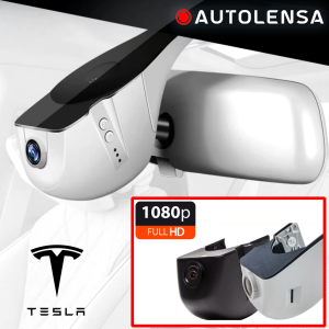 Unitate fără ramă Cameră DVR Tesla Model 3 Standard si longrange 2019-21, cameră față 1080p Autolensa, Model 24/7 Negru TSL04 