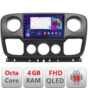 Navigatie Opel Movano, Renault Master 2010-2021 Android Ecran QLED octa core 4+64 carplay android auto KIT-movano+EDT-E310V3 v1
