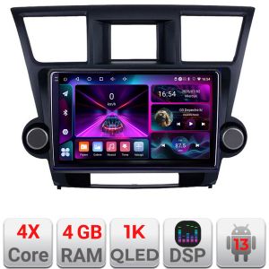 Navigatie Toyota Highlander 2007-2013 Android radio gps internet  4+64 InCell Display 1K Kit-highlander+EDT-E210-RK