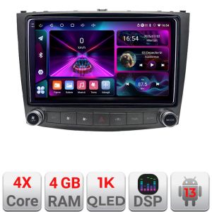 Navigatie Lexus IS 2005-2011 A- IS  4+64 InCell Display 1K Android Waze USB Navigatie Internet Youtube Radio