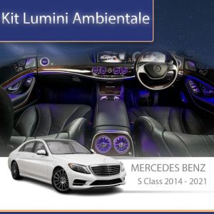 Lumini Ambientale Mercedes Benz W222 set complet control telefon sau sistem original