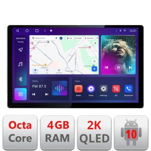 Navigatie Mercedes Vito Viano 2004-2006 Qled 2K Octa Core 4+64 LTE 4G DSP Wifi 5Ghz android auto carplay radio gps internet Kit-+EDT-E413-2K+KIT-10-9