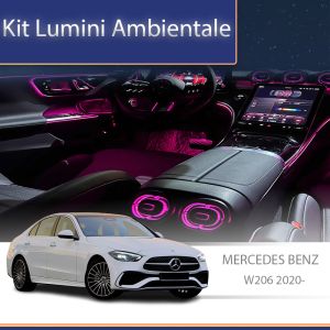 Lumini Ambientale Mercedes Benz C Class W206 2020- cotiera control telefon sau sistem original