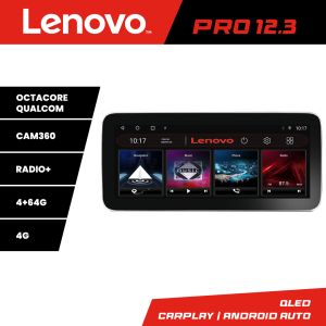 Navigatie Fiat Tipo 2020- Lenovo PRO 4+64 12.3 inch qled android 4G DSP gps internet  Kit-tipo2022