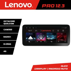 Navigatie Fiat Tipo 2020- Lenovo PRO 8+256 12.3 inch qled android 4G DSP gps internet  Kit-tipo2022